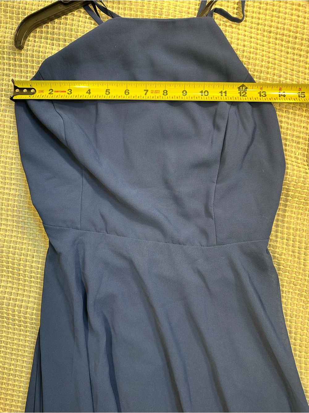 NWT Lulus Mythical Kind of Love Navy Blue Maxi Dress Backless Bridesmaid L - Picture 9 of 11